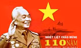 Hà Nội tổ chức trang trí, tuyên truyền cổ động trực quan kỷ niệm 110 năm Ngày sinh Đại tướng Võ Nguyên Giáp. Ảnh: Sở Văn hóa và Thể thao Hà Nội.