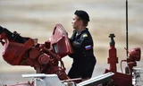 Màn đua xe tăng của các ‘bóng hồng’ tại ARMY Games 2019. Ảnh: Zvezda