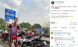  Nam thanh niên đăng tải hình ảnh trong hành trình xuyên Việt bằng xe máy.