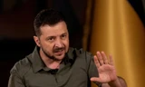 Tổng thống Ukraine Volodymyr Zelensky. Ảnh: Reuters.