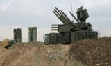 Hệ thống phòng không Pantsir-S1 bảo vệ căn cứ không quân Hmeimim của Nga ở Syria. Ảnh: Sputnik.