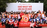 Tuổi trẻ chung tay tiếp nối hành trình 15 năm Chủ nhật Đỏ