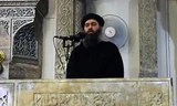 Thủ lĩnh IS bị tiêu diệt Abu Bakr al-Baghdadi. Ảnh: Getty/Anadolu