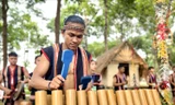 Đoàn nghệ nhân Gia Rai tham gia lễ hội Âm thanh thế giới