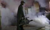 Một nhân viên đang phun thuốc muỗi tại Havana, Cuba năm 2016. Ảnh: CBC.ca