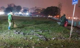 Xuyên đêm dọn rác, làm sạch đường phố sau đêm giao thừa