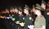 Một số hình ảnh tại lễ tri ân các anh hùng liệt sỹ của tuổi trẻ Bộ Tê lệnh Cảnh vệ 