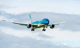 Hình ảnh “giấc mơ bay” (Boeing 787-9 Dreamliner) của Vietnam Airlines trong lần bay thử gần đây tại Mỹ 