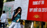 Thí sinh dự thi THPT quốc gia 2015. Ảnh: Hồng Vĩnh