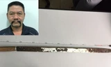 Phương và hung khí chém trọng thương tên trộm. Ảnh: Vnexpress