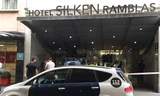 Vụ xả súng xảy ra bên ngoài khách sạn Silken Ramblas vào chiều ngày 28/7 (giờ địa phương).