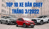 Top 10 ô tô ăn khách nhất tháng 3 tại Việt Nam 