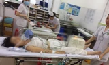 Nạn nhân được đặt nội khí quản tại phòng cấp cứu