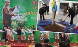 Hà Nội: Thầy cô và trò trường Tiểu học Thái Thịnh hưởng ứng Tết Trồng Cây