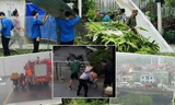 Ấm lòng giữa cơn bão số 3: Xe ô tô làm "lá chắn" gió, mở cửa tổ hợp hỗ trợ người dân