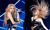 Không cần "thần gió", Rosé vẫn tạo nên khoảnh khắc huyền thoại bằng pha hất tóc đỉnh cao