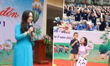 Hà Nội: Tiểu học Cát Linh đón các bạn học sinh lớp 1, tween làm "biển tim" cảm ơn bố mẹ