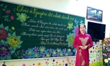 Cô giáo dạy chữ đẹp "phù phép" bảng đen thành những tranh nghệ thuật