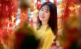 Rực rỡ sắc vàng với bộ ảnh áo dài Việt Nam đón Tết của du học sinh tại Mỹ
