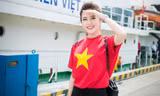 Dàn Hoa hậu, Á hậu 'sốt xình xịch' ngóng trận đấu U23 Việt Nam – Quatar