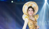 Phương Nga toả sáng khi trình diễn quốc phục tại Miss Grand 2018