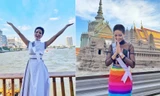 H'Hen Niê mặc váy lục sắc ủng hộ cộng đồng LGBT ở Miss Universe