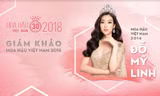 Hoa hậu Mỹ Linh ngồi ghế giám khảo HHVN 2018.