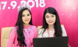 Hoa hậu Trần Tiểu Vy giao lưu trực tuyến với độc giả Tiền Phong sáng 17/9. Ảnh: Mạnh Thắng