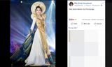 Phương Nga dẫn đầu bình chọn Trang phục dân tộc tại Miss Grand.
