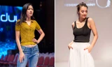 Á hậu Thanh Tú diện crop-top khoe eo thon, đọ vẻ gợi cảm với Hồng Quế