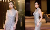 Hoa hậu Đỗ Mỹ Linh thần thái quyến rũ với váy ánh bạc cut-out táo bạo