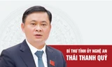 Chân dung Bí thư Tỉnh ủy Nghệ An Thái Thanh Quý