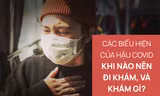 [Infographics] Các biểu hiện hậu COVID, khi nào nên đi khám và khám những gì? 