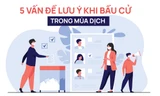 5 vấn đề lưu ý khi bầu cử trong mùa dịch
