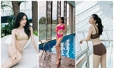 Top 3 HHVN 2020 đọ dáng với bikini: Ngọc Thảo cực sexy, Đỗ Thị Hà nuột nà với đôi chân thẳng tắp