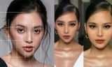Gương mặt Hoa hậu Trần Tiểu Vy được khen xinh đẹp, khí chất hơn tỷ lệ vàng