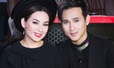 Nguyên Vũ và cố ca sĩ Phi Nhung. 