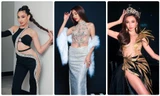 Thùy Tiên liên tục 'đốt cháy' sân khấu quốc tế từ váy cắt xẻ cho tới xuyên thấu 