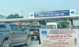 Tờ phiếu kiểm soát giấy được trạm KM6 phát cho chủ xe để đi trên tuyến dịp 30/4, nhưng hiện VEC chưa xác minh được xe này