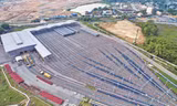 Khu vực depot Long Bình thuộc dự án metro số 1 TPHCM. Ảnh: Duy Anh