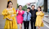 Gia đình 'Về nhà đi con' tụ họp, Bảo Thanh rạng rỡ lần đầu khoe bụng bầu ngoại cỡ