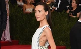 Maggie Q diện áo dài cách điệu trên thảm đỏ Met Gala