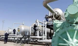 Một nhà máy lọc dầu tại Iraq.