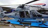 Trực thăng đa nhiệm AS565 Panthers do Airbus Helicopters chế tạo tại một triển lãm hàng không.
