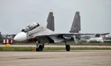 Một chiếc máy bay SU-30SM của Nga tại buổi trình diễn ở phi trường Ramenskoye gần Moscow ngày 29/8/2013.