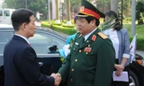 Đại tướng Phùng Quang Thanh và Bộ trưởng Quốc phòng Hàn Quốc Han Min-koo 