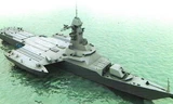 Thiết kế tàu hộ vệ ba thân “Rusich-2400” do Cục thiết kế Zelenodolsk của Nga phát triển. 