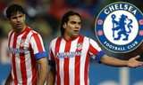 HLV Mourinho đang ấp ủ ý định biến Falcao và Costa hành “súng 2 nòng” của Chelsea.