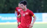 Công Phượng trong trận U23 Việt Nam thắng U23 Brunei 6-0. Ảnh: Quốc Khánh/TTXVN.