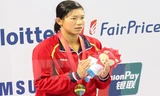 Kình ngư Ánh Viên giành 8 huy chương vàng tại SEA Games 28. Ảnh: Quốc Khánh/TTXVN.